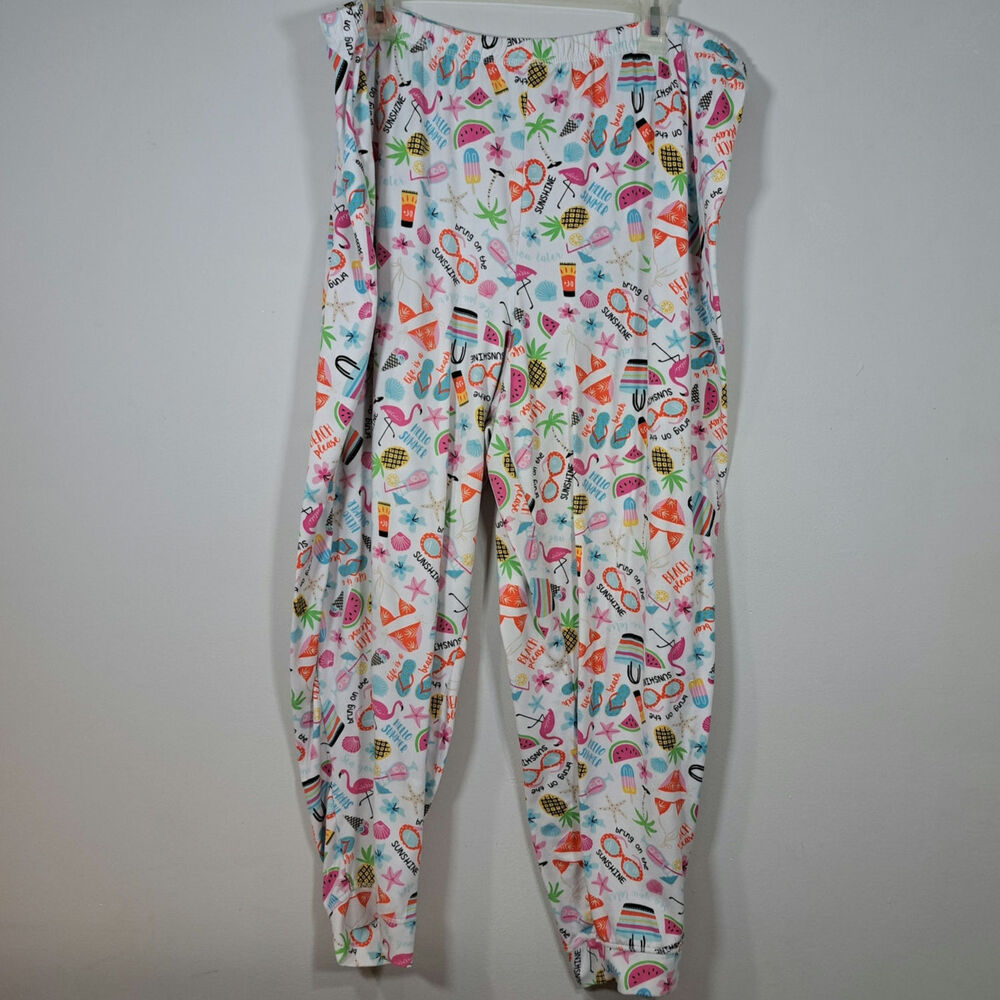 Secret Treasures Summer Themed Women's Plus 3X Pajama Set - Picture 4 of 5